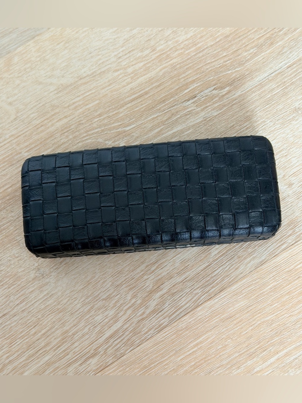 Bottega Veneta Inspired Woven Leather Glasses Case Intrecciato Sunglasses Holder - Picture 4 of 8